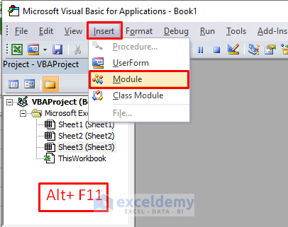 Insert VBA Codes to Insert Rows Automatically in Excel