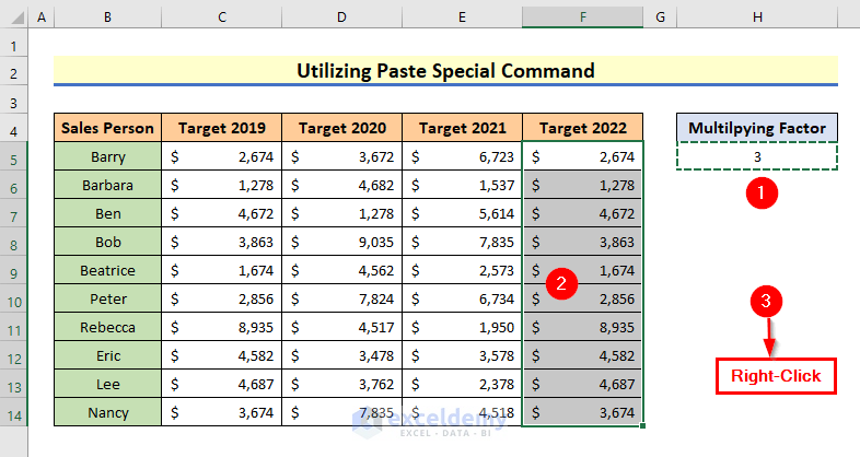 How to Multiply a Column by a Number in Excel