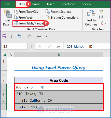 Using Excel Power Query to Remove Blank Characters in Excel