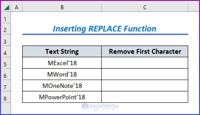 How To Remove First Character From String In Excel 6 Easy Ways 