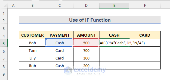 Excel IF Formula to Split One Column into Multiple Columns