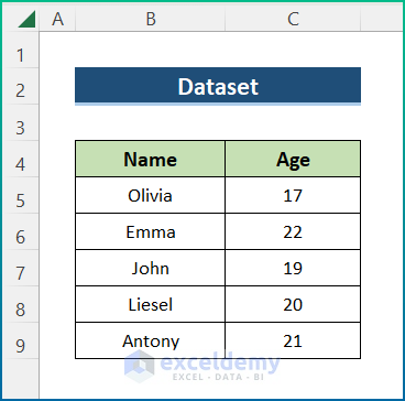 Transpose Array in Excel Dataset