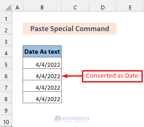 general format converted to date in excel