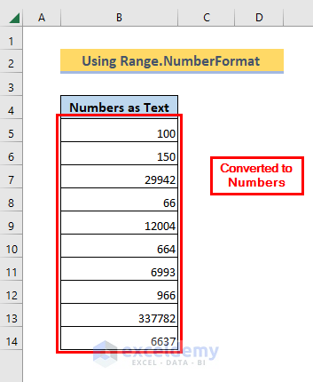 convert text to number in excel using Range.NumberFormat 