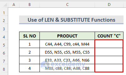 excel count specific characters in cell