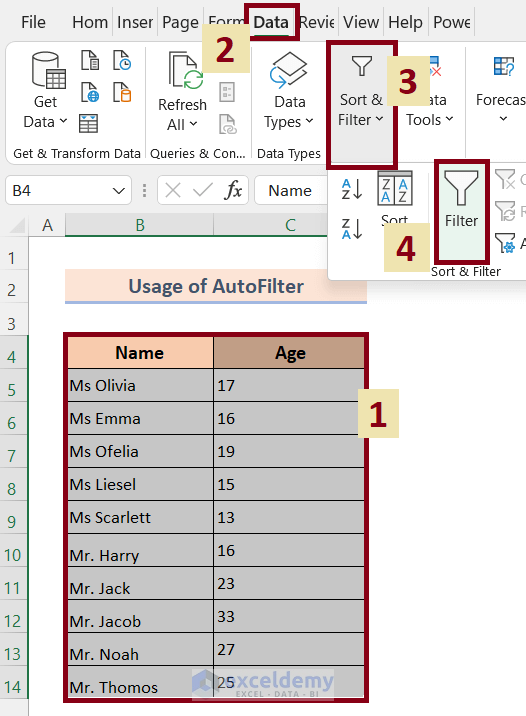 Use of AutoFilter to Remove an Excel Row If Cell Contains Certain Text/Number