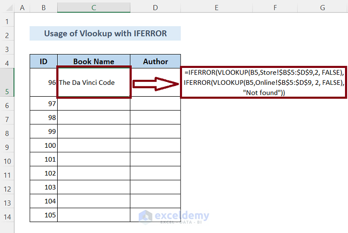 Lookup Across Multiple Sheets in Excel with IFERROR