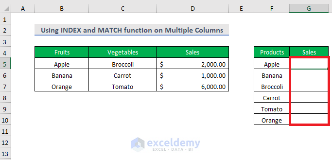 match in multiple columns