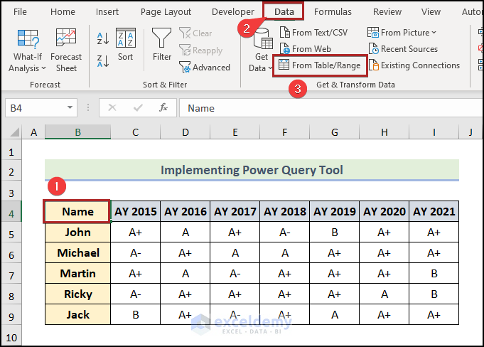 Implementing Power Query Tool
