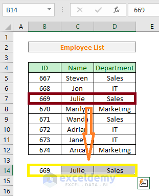 copy rows in excel using drag and drop method