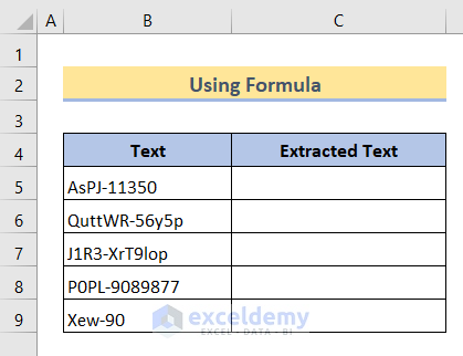 dataset for extracting text before hyphen