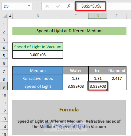 how to lock a cell in excel formula using F4