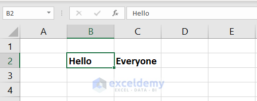 how to merge cells in excel with data: basic merging using merge option
