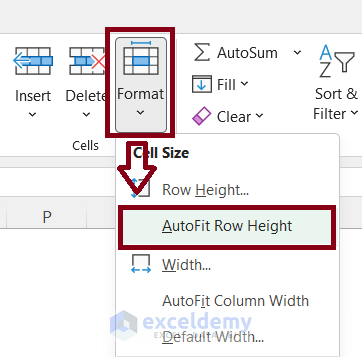 AutoFit Row Height