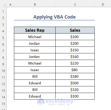 Implementing VBA Code to Merge Duplicate Rows in Excel