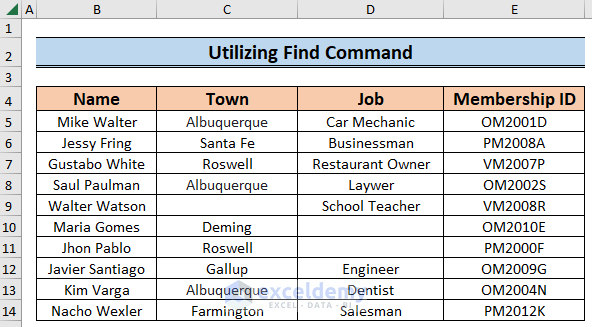 Utilizing Find Command to Remove Blank Lines in Excel