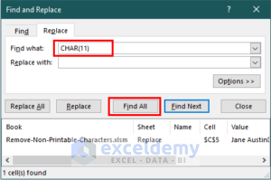 How to Remove Non-Printable Characters in Excel (4 Easy Ways)
