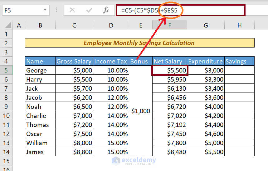 absolute cell reference in excel