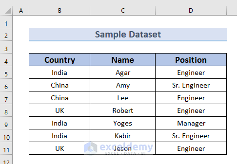 Dataset to delete duplicates except for one value in Excel