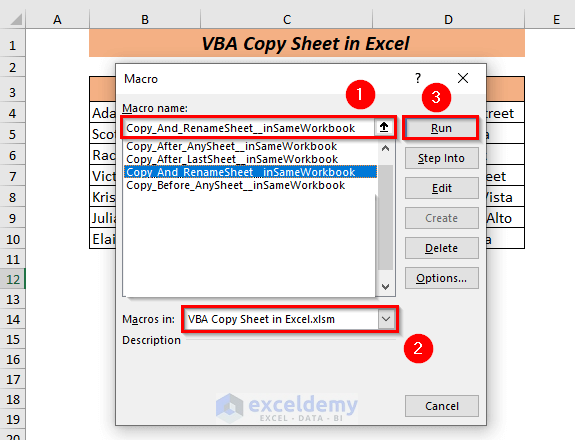 Using VBA to Copy a Sheet and Rename