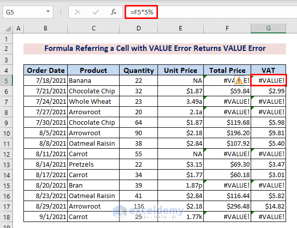 20-Arithmetic formula returning VALUE error