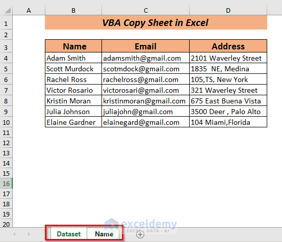 Using VBA to Copy a Multiple Sheet in New Workbook