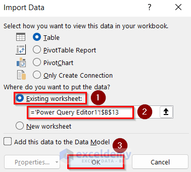 Import Data toolbox
