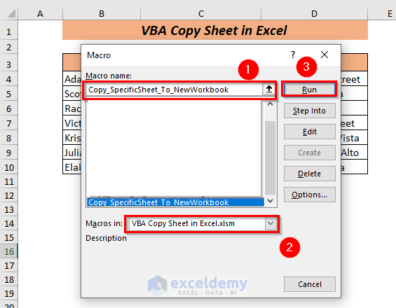 Using VBA to Copy a Specific Sheet To New Workbook