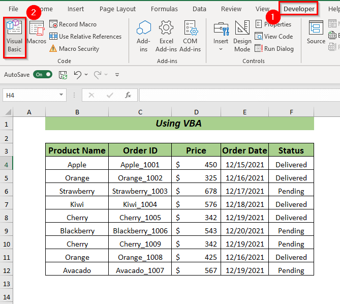 Using VBA to Remove Value in Excel