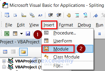 Opening Visual Basic Editor box