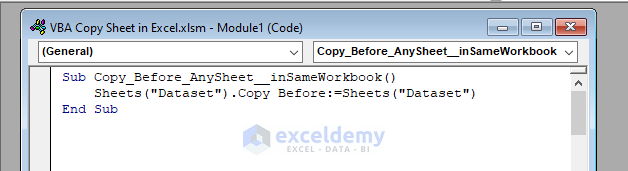 Using VBA to Copy a Sheet Within Same Workbook Before Any Sheet