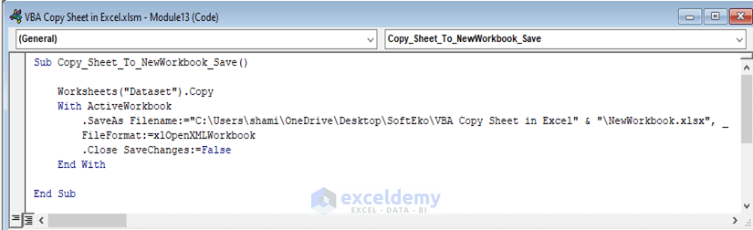 Using VBA to Copy a Sheet to Another Blank Workbook and Save 