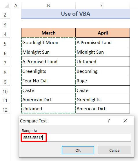 Excel VBA Macros