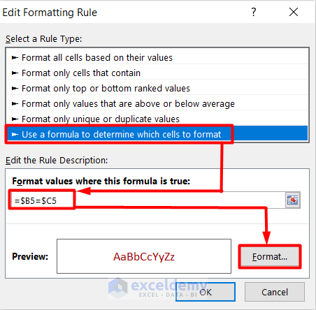 Conditional Formatting with New Rules