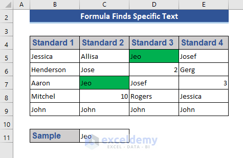 Conditional Formatting with Self-Made Formula in Excel