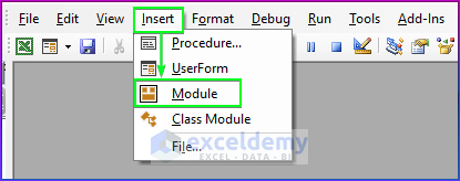 Open the Visual Basic for Applications (VBA) editor