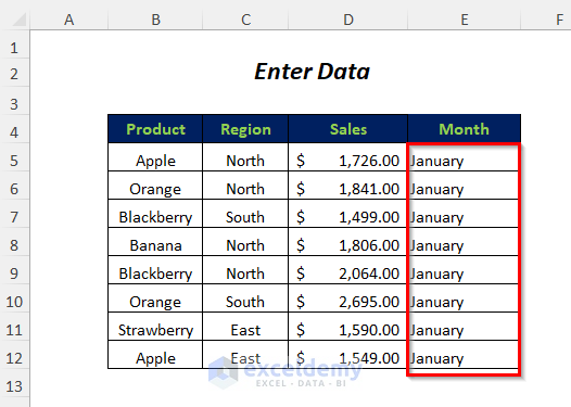 data entry with the help of vba in excel