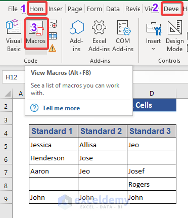 Using VBA to Highlight Blank Cells in Excel