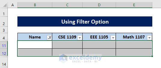 Selecting and deleting empty cells 
