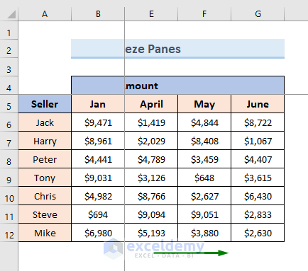 How to Freeze Columns in Excel (5 Methods)