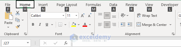 Freeze Multiple Columns Using Keyboard Shortcut in Excel