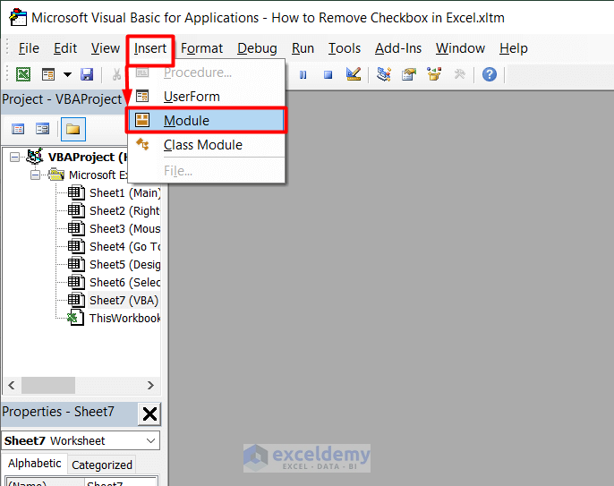 How to Remove Checkbox in Excel