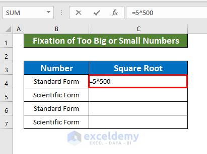 Fix Too Big or Small Number to Remove Number Error