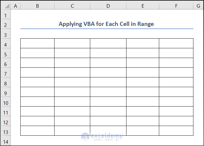 Basic outline for applying vba code for each cell in range