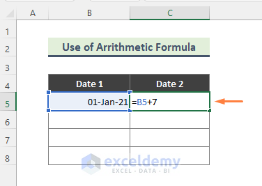 Use Simple Arithmetic Calculation to Add a Date Range
