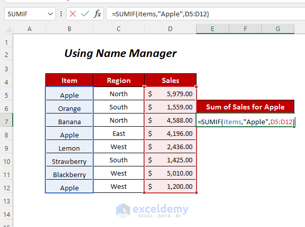 using name manager