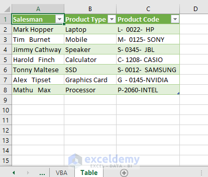 Remove blank spaces in EXCEL