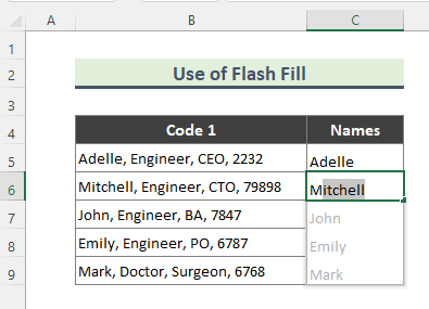 Remove Everything After a Character Using Flash Fill