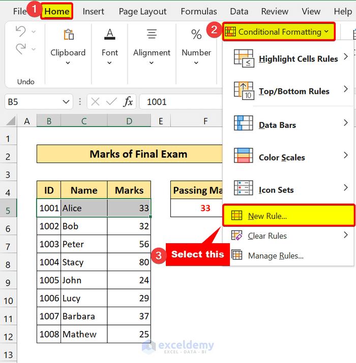 VBA Codes to Change Font Color of a Range in Excel