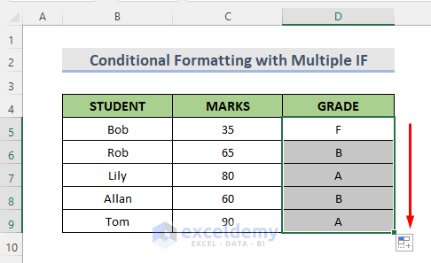 Excel Conditional Formatting Formula with Multiple IF Statements